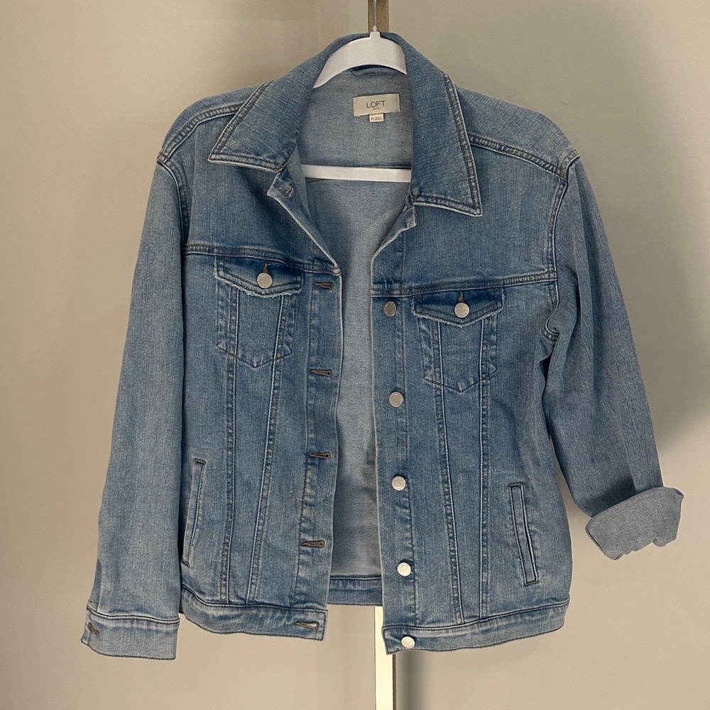 LOFT Classic Blue Denim Jacket